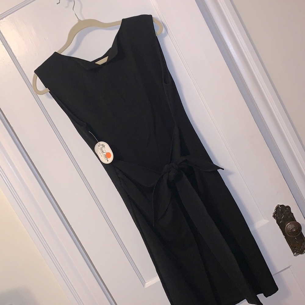 Tie front dress